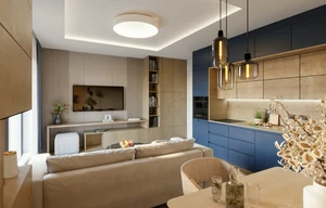 Apartment for sale, 2+kk - 1 bedroom, 46m<sup>2</sup>