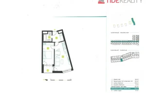 Apartment for sale, 2+kk - 1 bedroom, 54m<sup>2</sup>