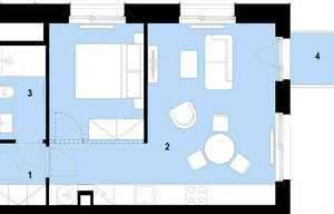 Apartment for sale, 2+kk - 1 bedroom, 43m<sup>2</sup>