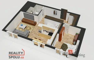 Apartment for sale, 2+1 - 1 bedroom, 54m<sup>2</sup>