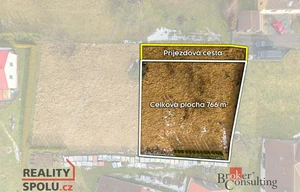 Building plot for sale, 834m<sup>2</sup>