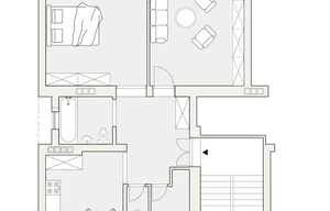 Apartment for sale, 3+kk - 2 bedrooms, 72m<sup>2</sup>