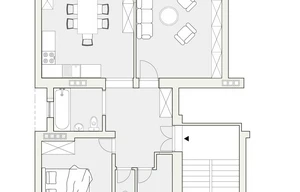 Apartment for sale, 3+kk - 2 bedrooms, 72m<sup>2</sup>