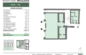 Retail space for sale, 107m<sup>2</sup>