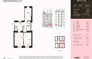 Apartment for sale, 3+kk - 2 bedrooms, 75m<sup>2</sup>