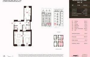 Apartment for sale, 3+kk - 2 bedrooms, 75m<sup>2</sup>