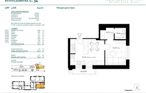 Accommodation for sale, 71m<sup>2</sup>