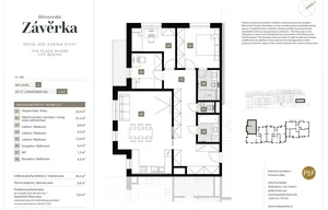 Apartment for sale, 4+kk - 3 bedrooms, 103m<sup>2</sup>