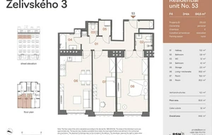 Apartment for sale, 3+kk - 2 bedrooms, 77m<sup>2</sup>