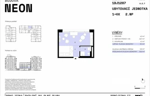 Apartment for sale, 1+KK - Studio, 31m<sup>2</sup>