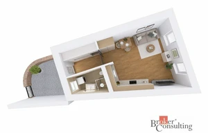 Apartment for sale, 1+KK - Studio, 34m<sup>2</sup>