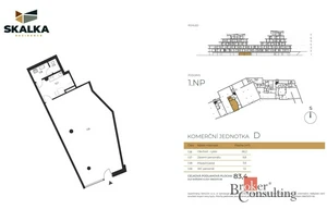 Retail space for sale, 82m<sup>2</sup>