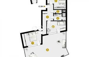 Apartment for sale, 3+kk - 2 bedrooms, 76m<sup>2</sup>