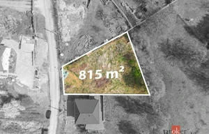 Building plot for sale, 815m<sup>2</sup>