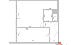 Apartment for sale, 2+kk - 1 bedroom, 57m<sup>2</sup>