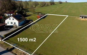 Building plot for sale, 1500m<sup>2</sup>