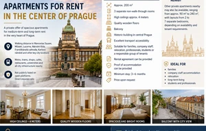 Apartment for rent, 4+1 - 3 bedrooms, 200m<sup>2</sup>