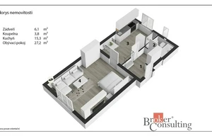 Apartment for sale, 1+1 - Studio, 51m<sup>2</sup>
