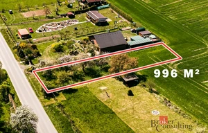 Building plot for sale, 996m<sup>2</sup>