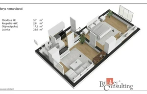 Apartment for sale, 1+1 - Studio, 59m<sup>2</sup>