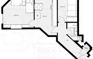 Apartment for rent, 2+1 - 1 bedroom, 55m<sup>2</sup>