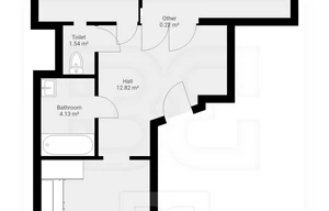 Apartment for rent, 2+1 - 1 bedroom, 75m<sup>2</sup>