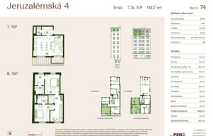 Apartment for sale, 3+kk - 2 bedrooms, 106m<sup>2</sup>