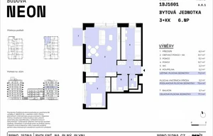 Apartment for sale, 3+kk - 2 bedrooms, 71m<sup>2</sup>
