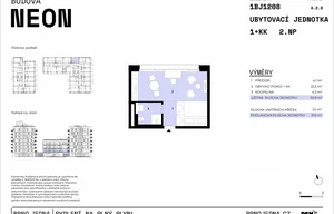 Apartment for sale, 1+KK - Studio, 31m<sup>2</sup>