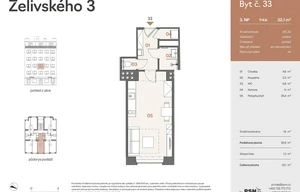 Apartment for sale, 1+KK - Studio, 29m<sup>2</sup>