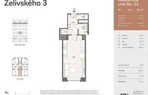 Apartment for sale, 1+KK - Studio, 29m<sup>2</sup>