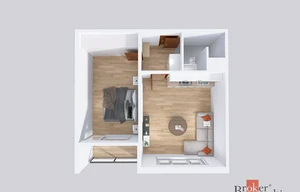 Apartment for sale, 2+kk - 1 bedroom, 39m<sup>2</sup>