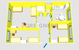 Apartment for rent, 3+1 - 2 bedrooms, 71m<sup>2</sup>