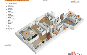 Apartment for sale, 4+kk - 3 bedrooms, 130m<sup>2</sup>