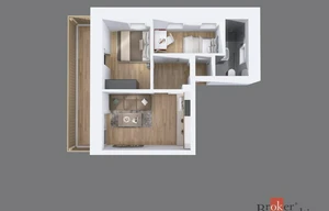 Apartment for sale, 3+kk - 2 bedrooms, 55m<sup>2</sup>