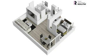 Apartment for sale, 1+KK - Studio, 30m<sup>2</sup>