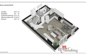 Apartment for sale, 4+kk - 3 bedrooms, 117m<sup>2</sup>