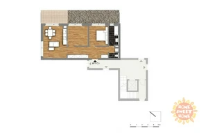 Apartment for rent, 3+kk - 2 bedrooms, 69m<sup>2</sup>