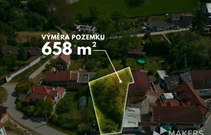Building plot for sale, 658m<sup>2</sup>