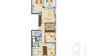 Apartment for sale, 4+kk - 3 bedrooms, 109m<sup>2</sup>