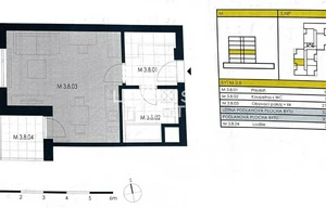 Apartment for rent, 1+KK - Studio, 34m<sup>2</sup>