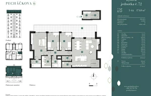 Apartment for sale, 5+kk - 4 bedrooms, 130m<sup>2</sup>