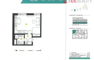 Apartment for sale, 1+KK - Studio, 36m<sup>2</sup>