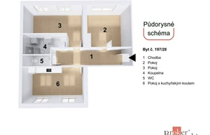 Apartment for sale, 3+kk - 2 bedrooms, 86m<sup>2</sup>