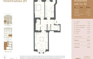 Apartment for sale, 3+kk - 2 bedrooms, 82m<sup>2</sup>