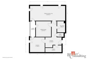 Apartment for sale, 3+kk - 2 bedrooms, 85m<sup>2</sup>