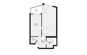 Apartment for sale, 2+kk - 1 bedroom, 53m<sup>2</sup>