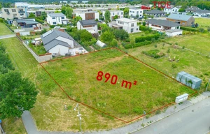 Building plot for sale, 890m<sup>2</sup>
