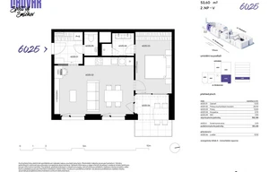 Apartment for sale, 2+kk - 1 bedroom, 50m<sup>2</sup>