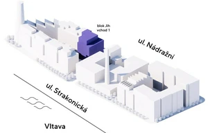 Apartment for sale, 2+kk - 1 bedroom, 42m<sup>2</sup>